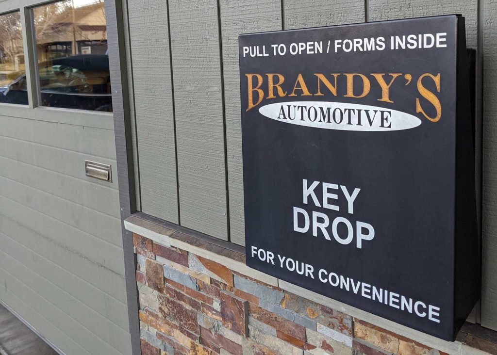 Key Drop at Brandy's Automotive. Bend, Oregon.